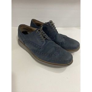 Cole Haan Mens OriginalGrand Blue Brogue Oxfords Shoes 12 Medium (B,M) BHFO 2145